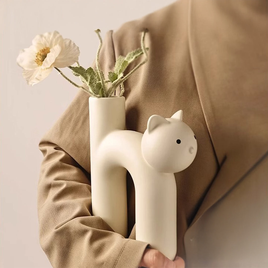 Cute Cat Vase