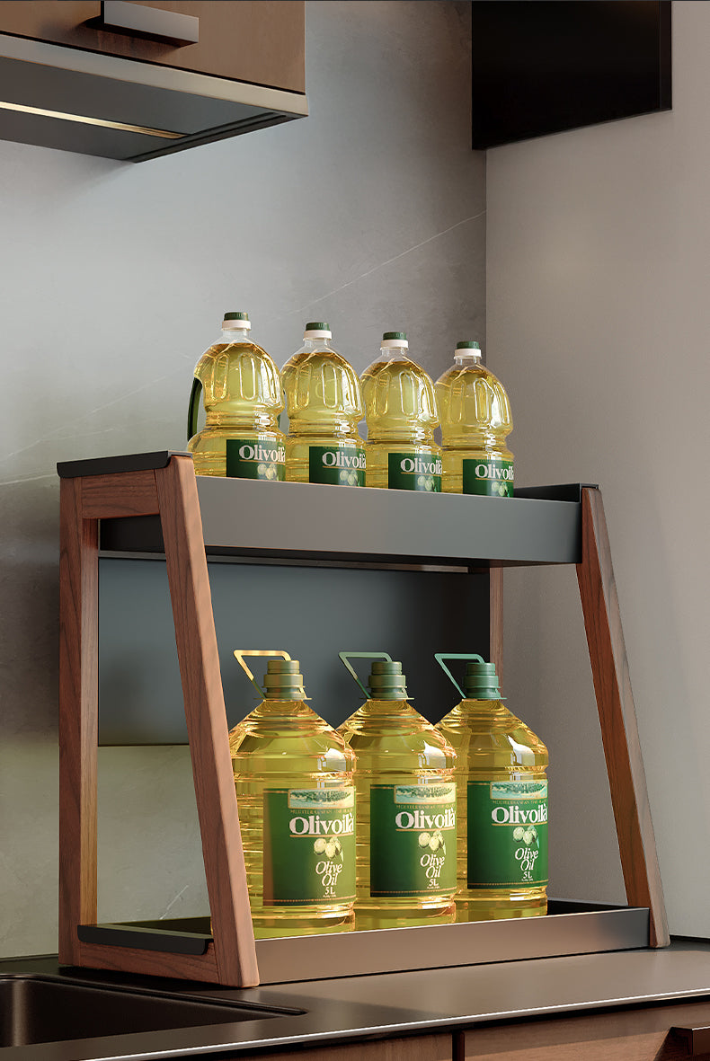 Linnea Walnut Multifunctional Spice Rack