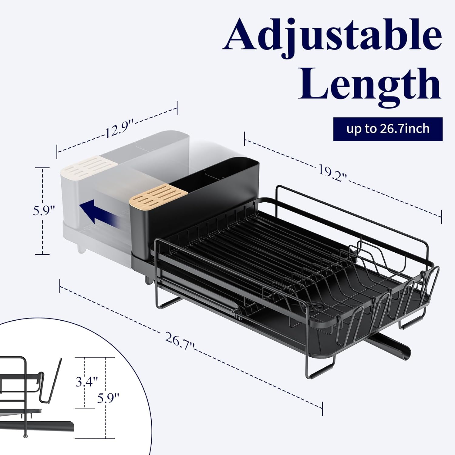 Lucia Large Dish Drying Rack