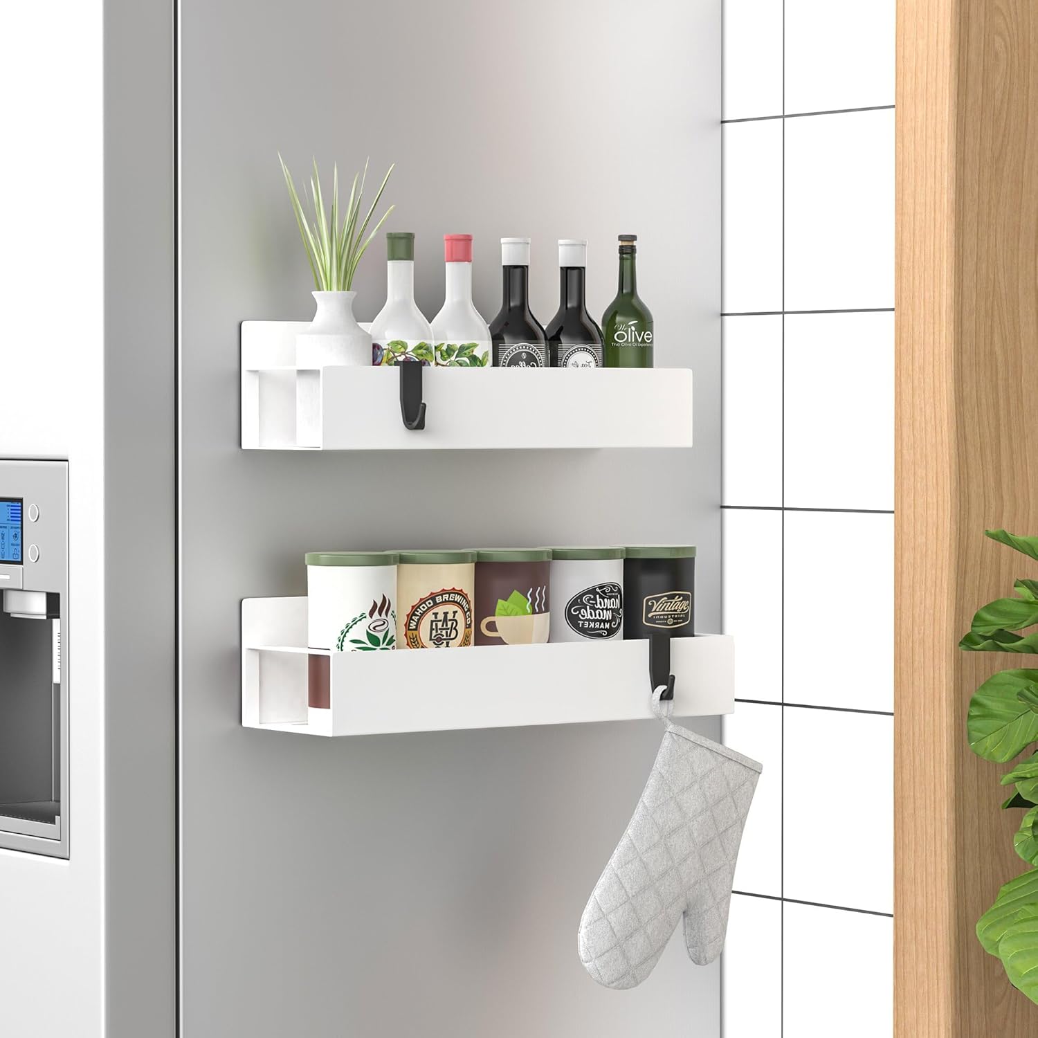 Laura Magnetic Spice Storage Rack Organizer