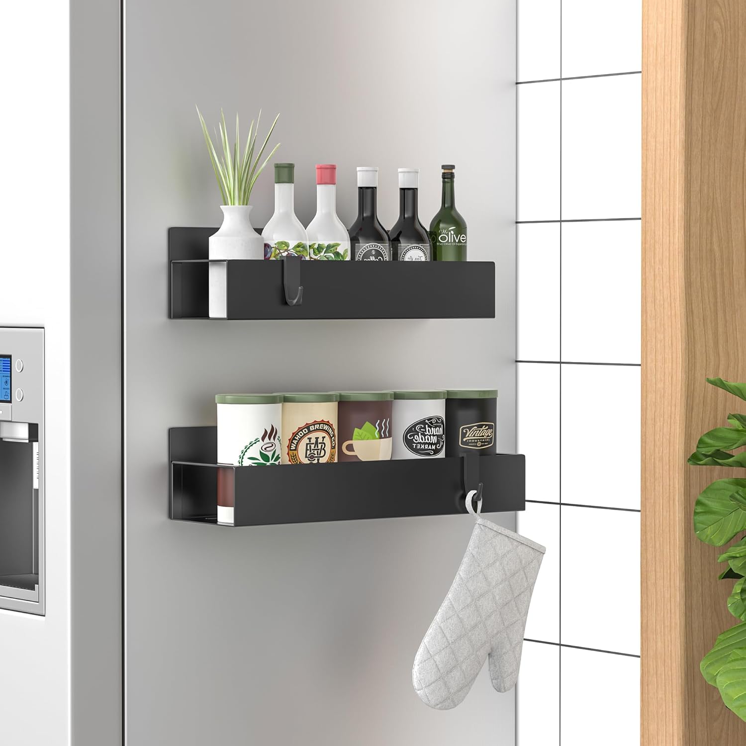 Laura Magnetic Spice Storage Rack Organizer