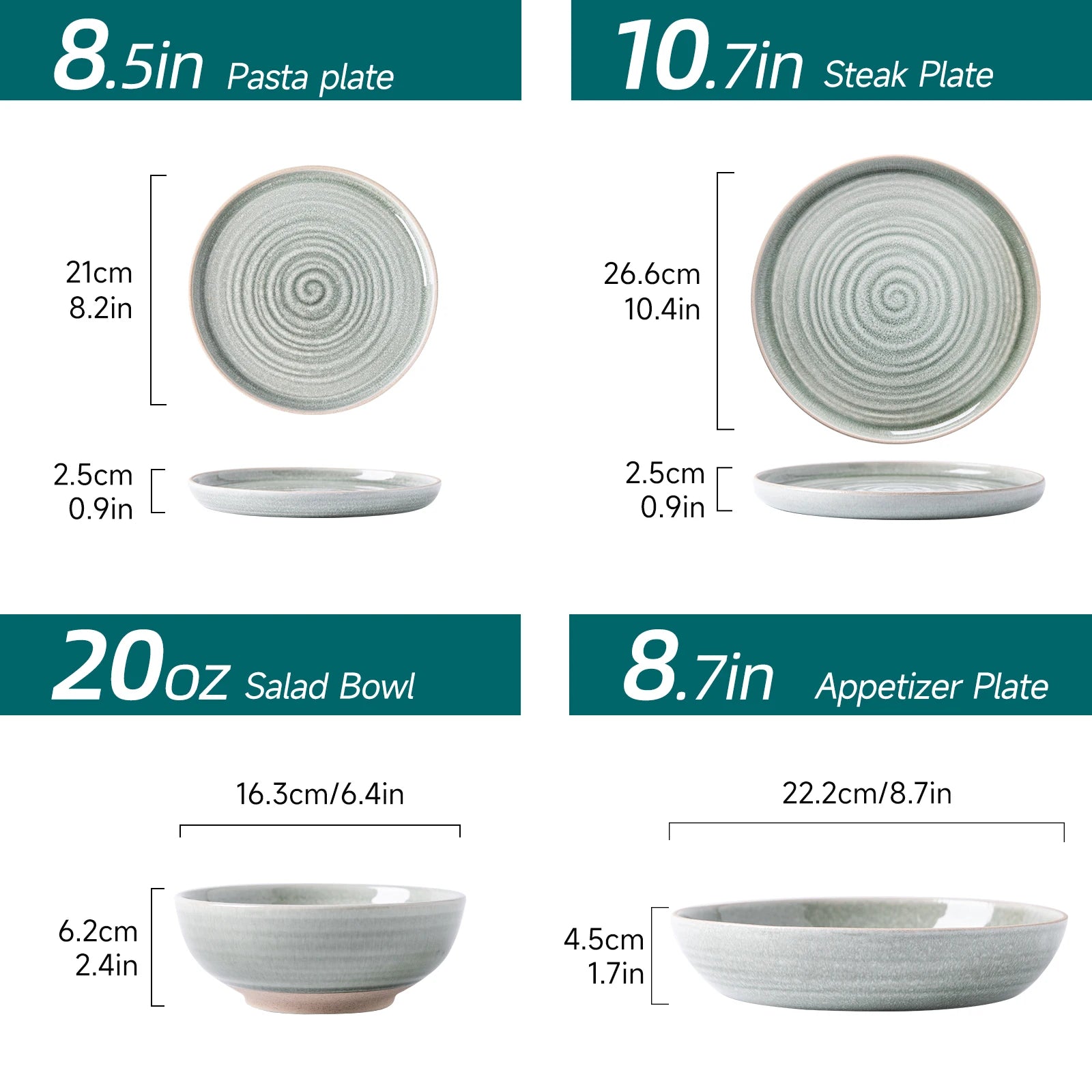 Justine 16PCS Dinnerware Sets