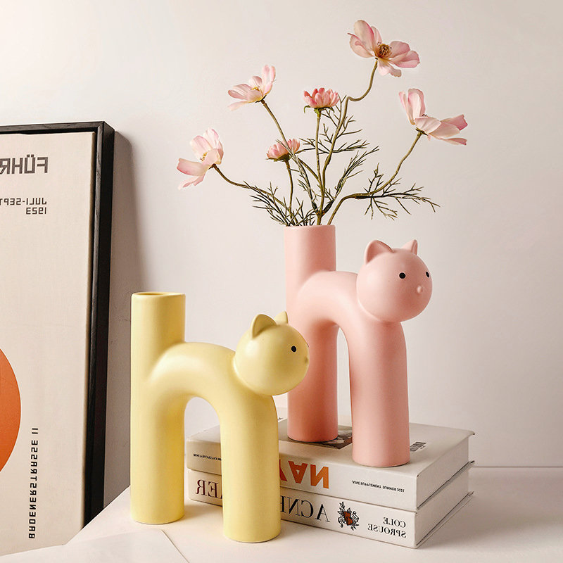 Cute Cat Vase