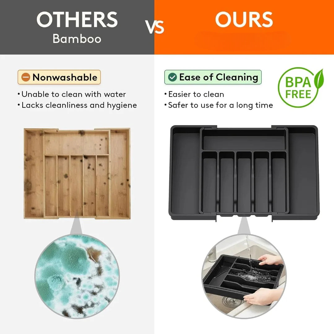 Jessica Flatware Drawer Organizer