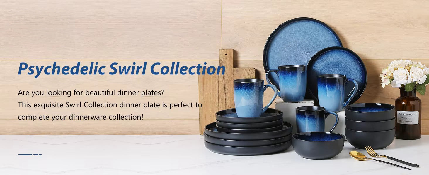 Blue Demoness 16PCS Dinnerware Sets