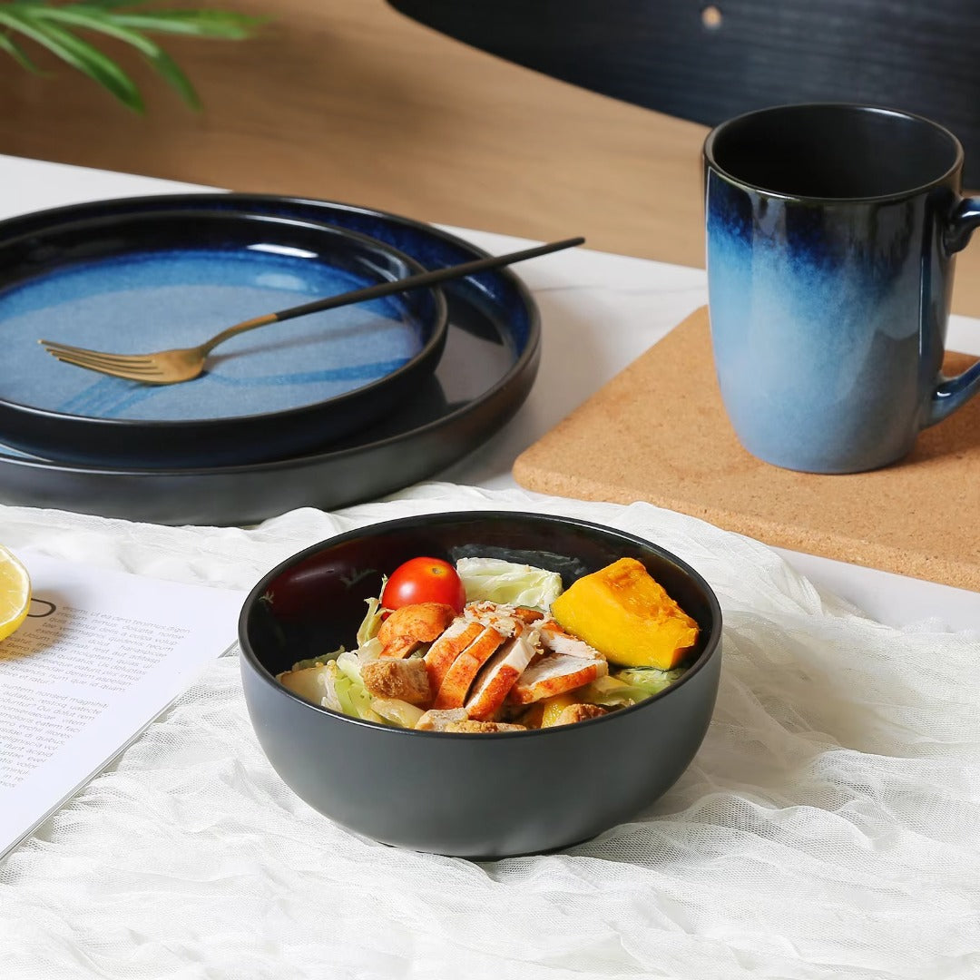 Blue Demoness 16PCS Dinnerware Sets