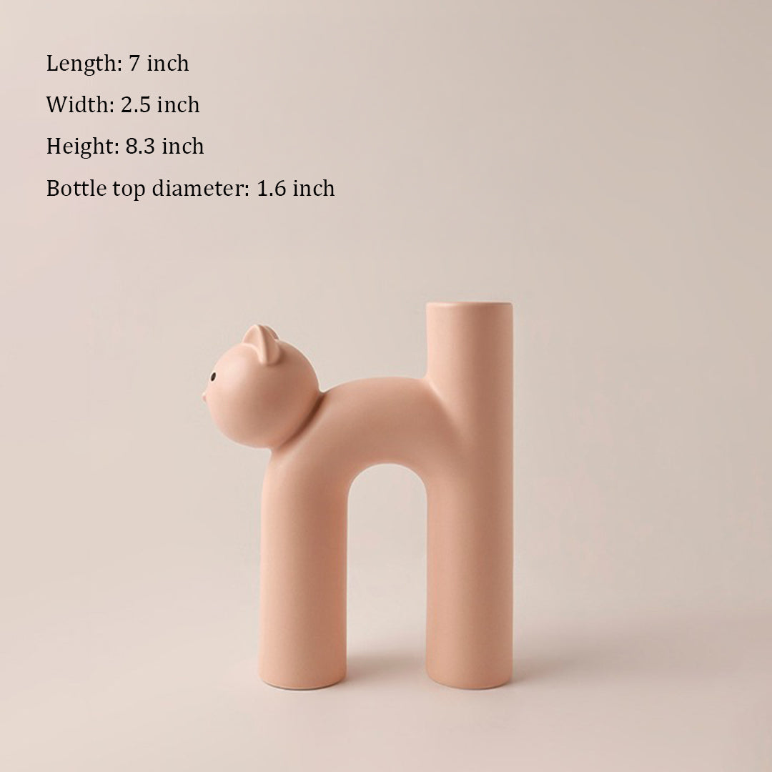 Cute Cat Vase