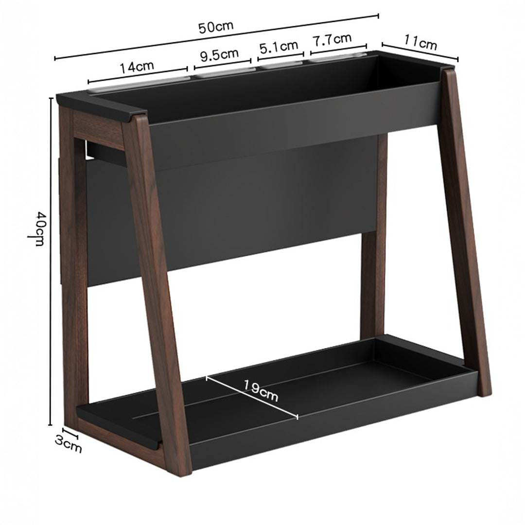 Linnea Walnut Multifunctional Spice Rack